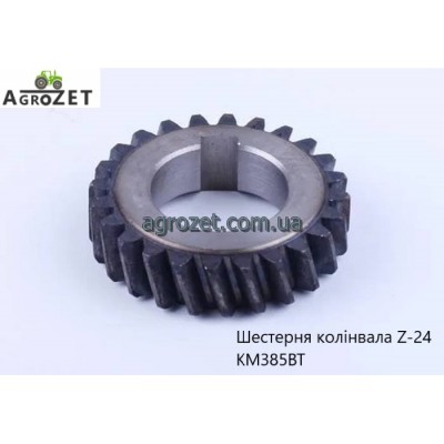 Шестерня колінвала Z-24 KM385BT для тракторів DongFeng 240/244, Foton 240/244, Jinma 240/244